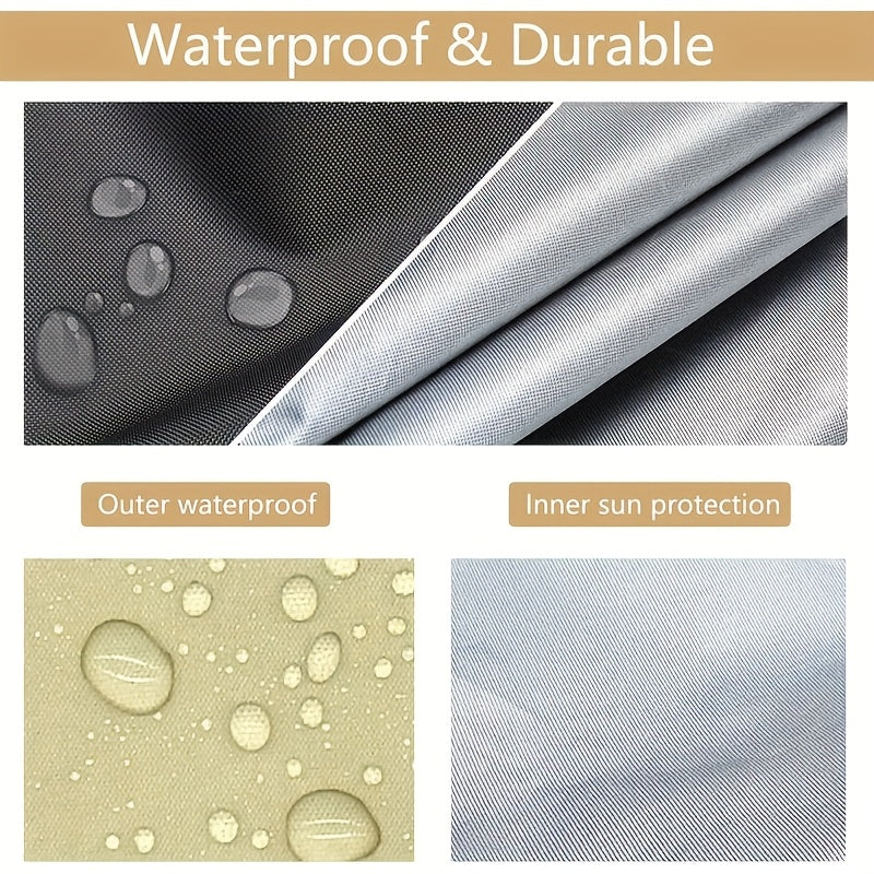 Cubierta impermeable roja para columpio de porche con correas ajustables 149.86x48.26x10.16 cm