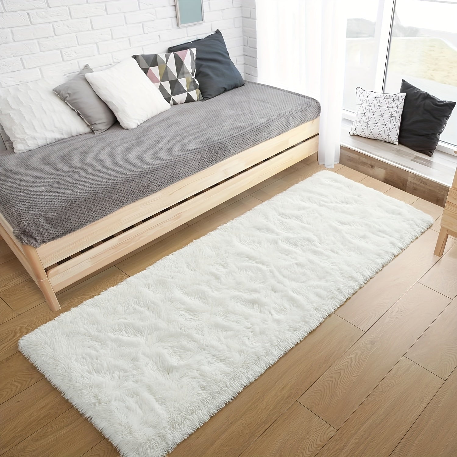 Koʻp rangli yashash xonasi va yotoqxona uchun qulay shag polyester soʻrgʻich mato