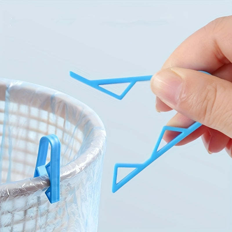 5-20 piezas de clips de plástico para cubos de basura de cocina y oficina