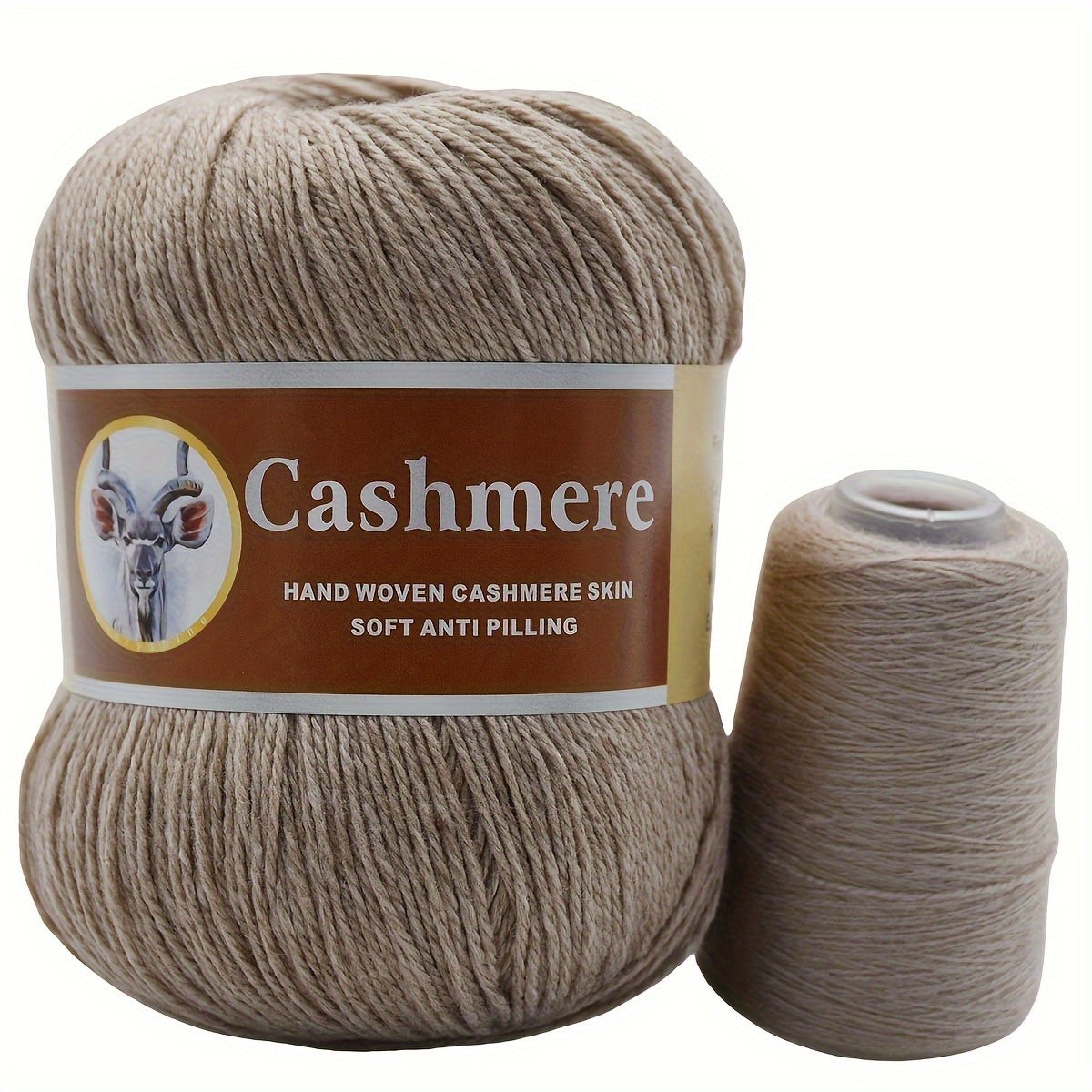 Hand-Woven Cashmere Blend Crochet Yarn 70 Cashmere 320m Assorted Colors