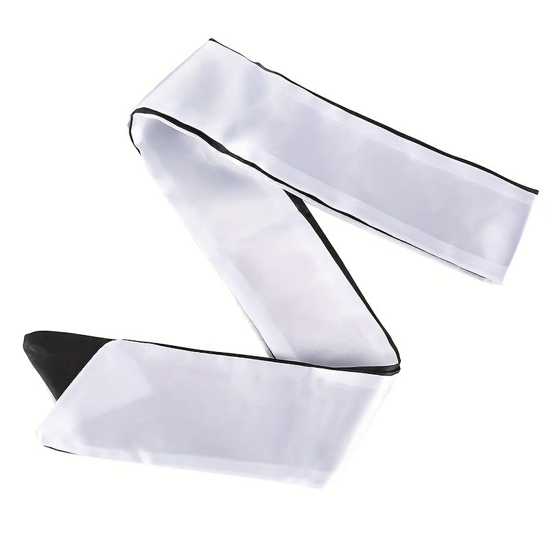 Adult Satin Eye Mask Non-Transparent Color Block Sleep Gaming