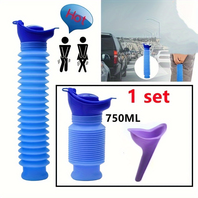 Unisex Portable Telescopic Urinal Outdoor Car Emergency Travel Squatting