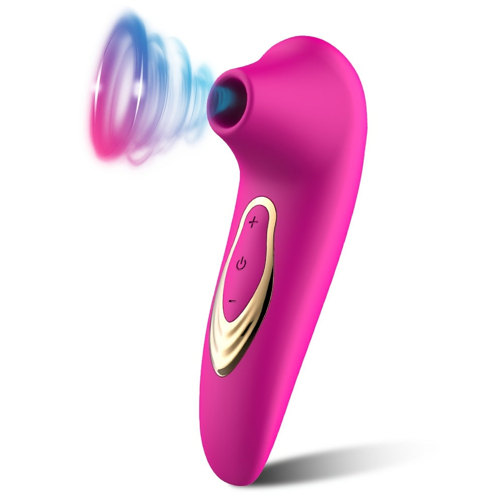 Ayollar klitoral nipel stimulyatori vibratsiyali yutuvchi o'yinchoq, 10 rejim bilan