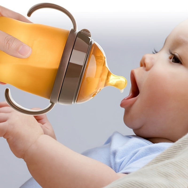 Baby Feeding Bottle Silicone 150ml 250ml with Handle for Newborns