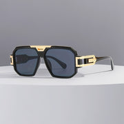 Erkaklar uchun kvadrat ramkali ko‘zoynaklar, retro uslub, moda ko‘zoynaklar, ko‘cha va kundalik kiyim uchun