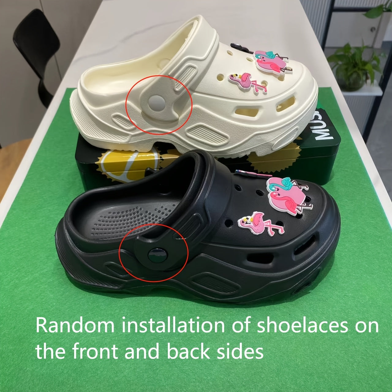 Women's Summer Fashion Hollow Shoes Sandals EVA Thick Sole Beach Footwear