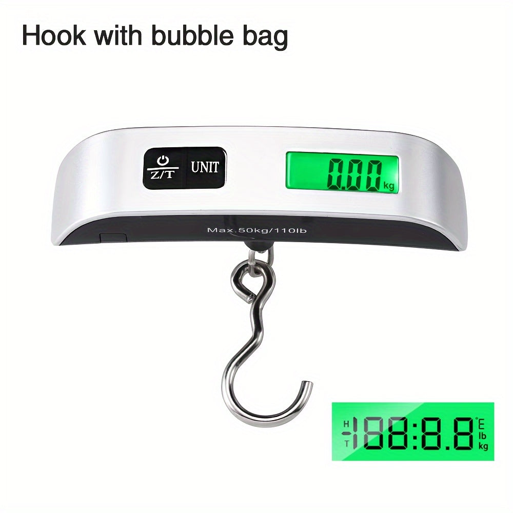 Digital Hanging Scale with Hook, High Precision, Food Safe Battery, Luggage and Fishing Use