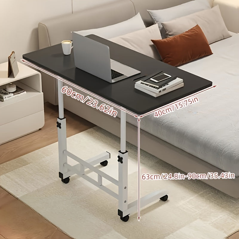 Multipurpose Folding Table with Storage Rack, Adjustable Height, Portable