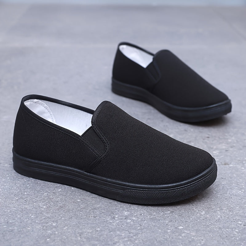 Ayollar uchun slip-on oq shifokor poyabzali nafas oladigan mato, sirpanmaydigan PVC taglik
