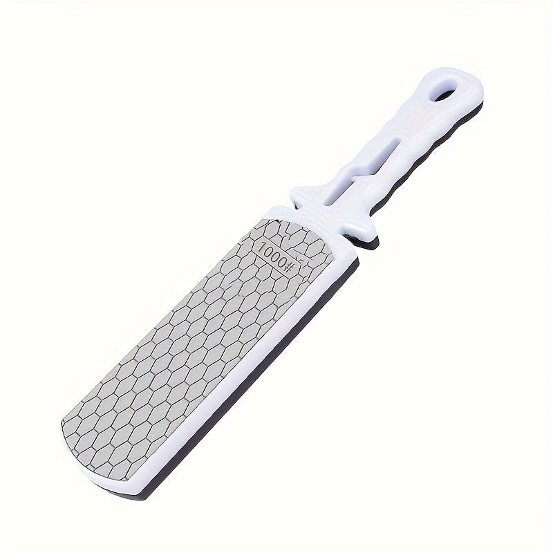5-in-1 Diamond Knife and Scissor Sharpener with Ceramic Rod and Honeycomb Surface