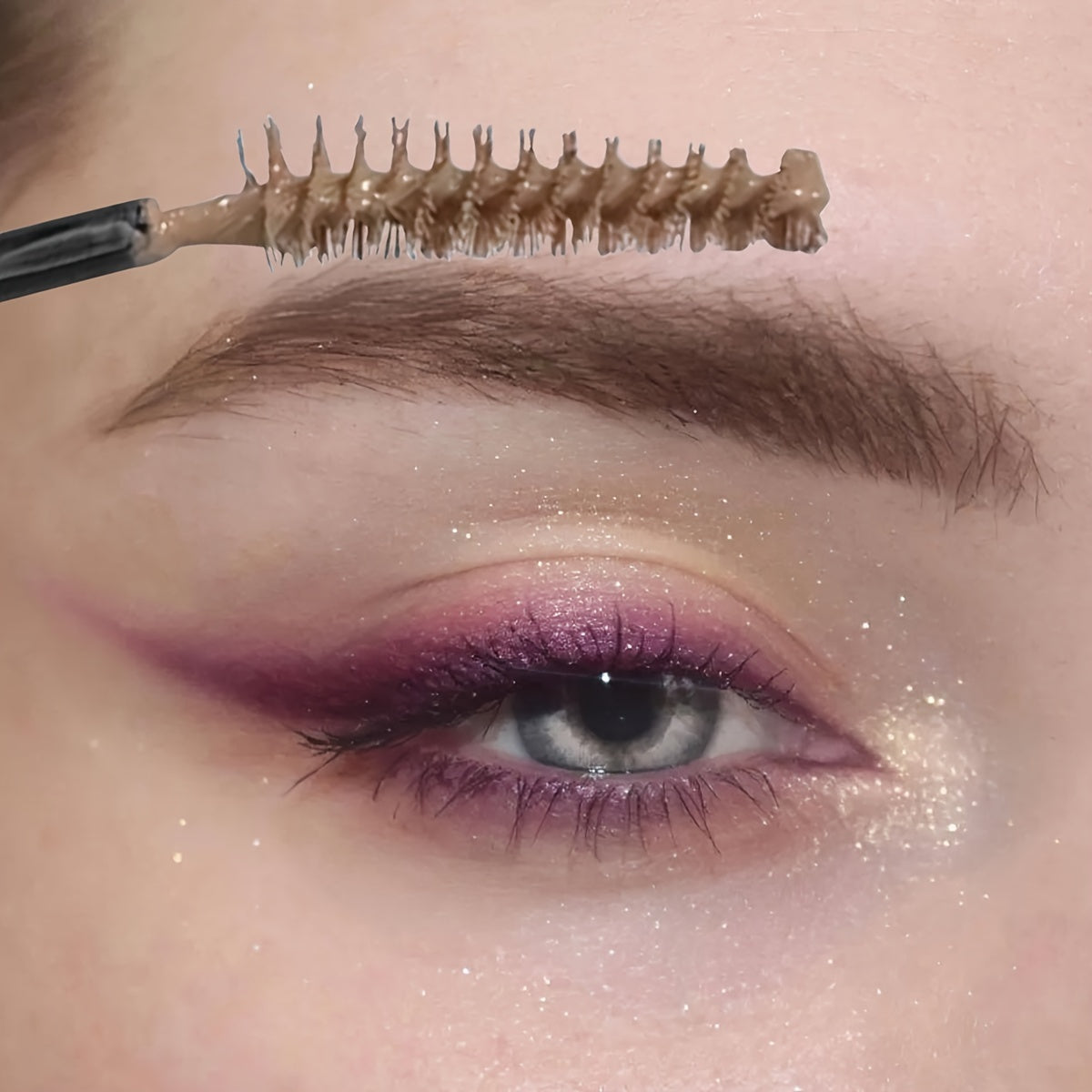 Waterproof Tinted Eyebrow Mascara for Long-Lasting Smudge-Proof Brow Enhancement with Precision Brush