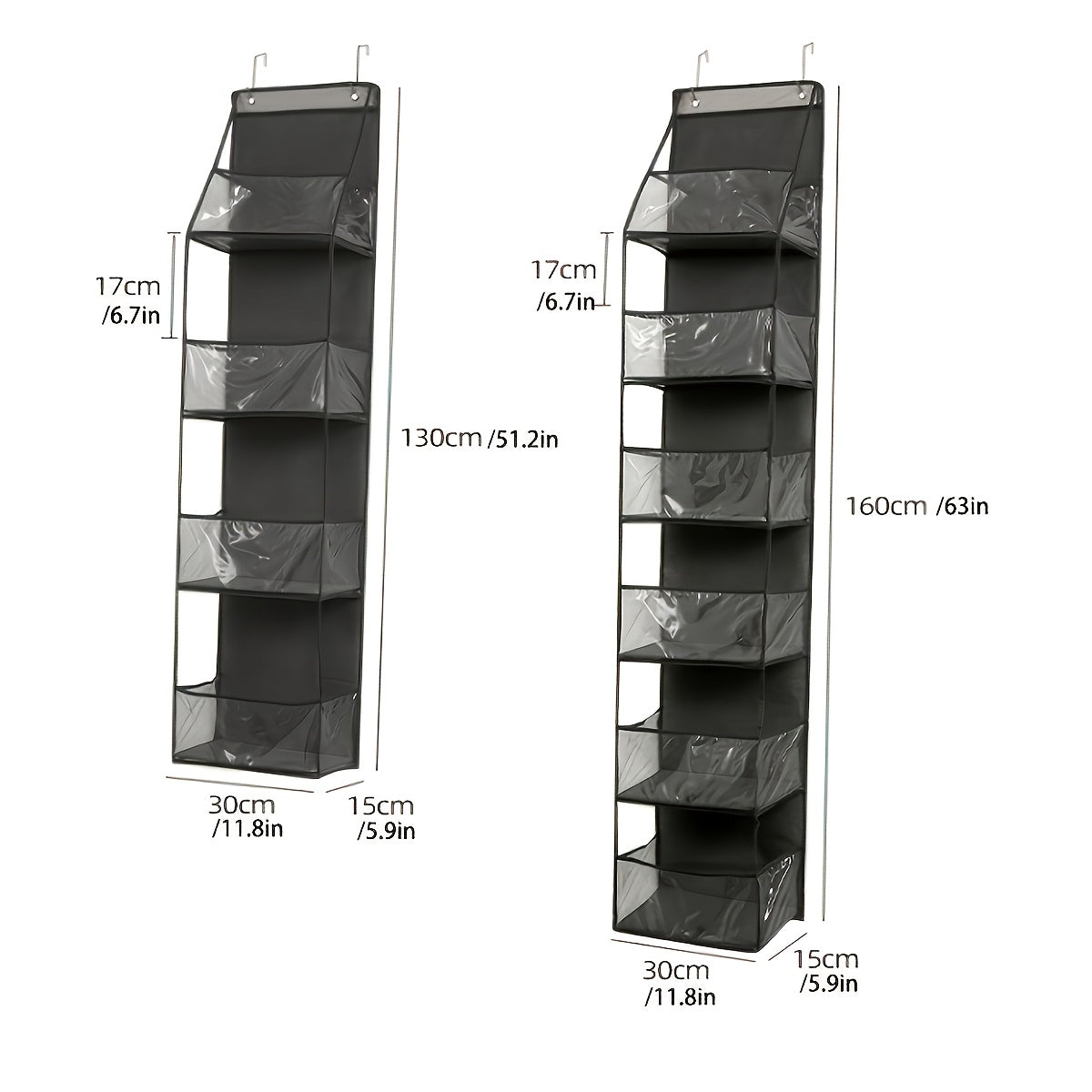 Fabric Hanging Storage Pocket for Home and Dormitory Door Organizer