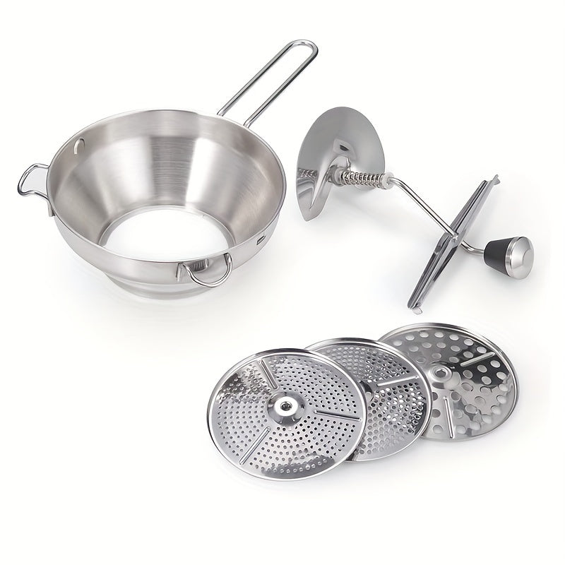 Stainless Steel Food Mill for Mashing Fruits and Vegetables 1 Piece