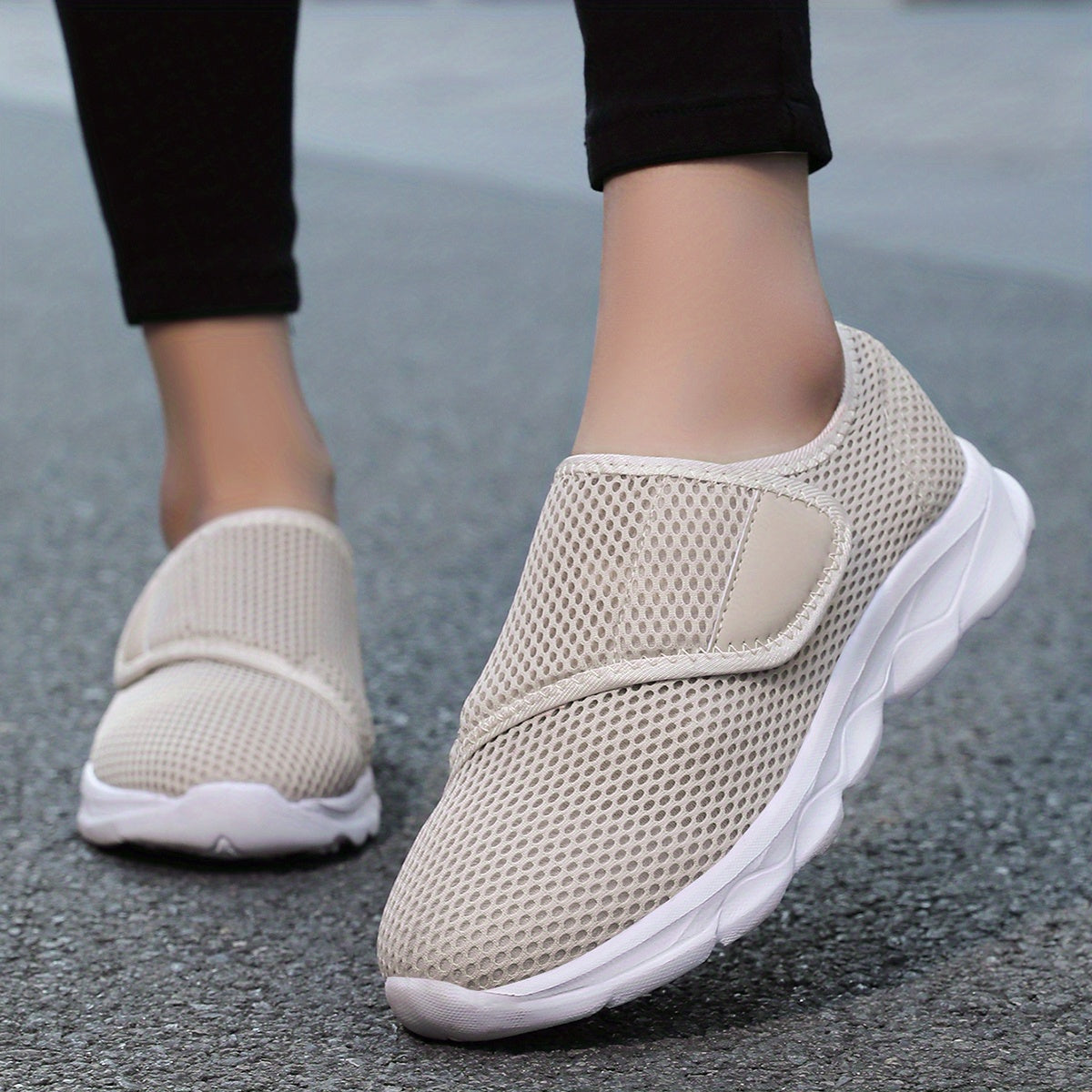 Men and Women Casual Sneakers Wide Feet Breathable Loafers Plus Size