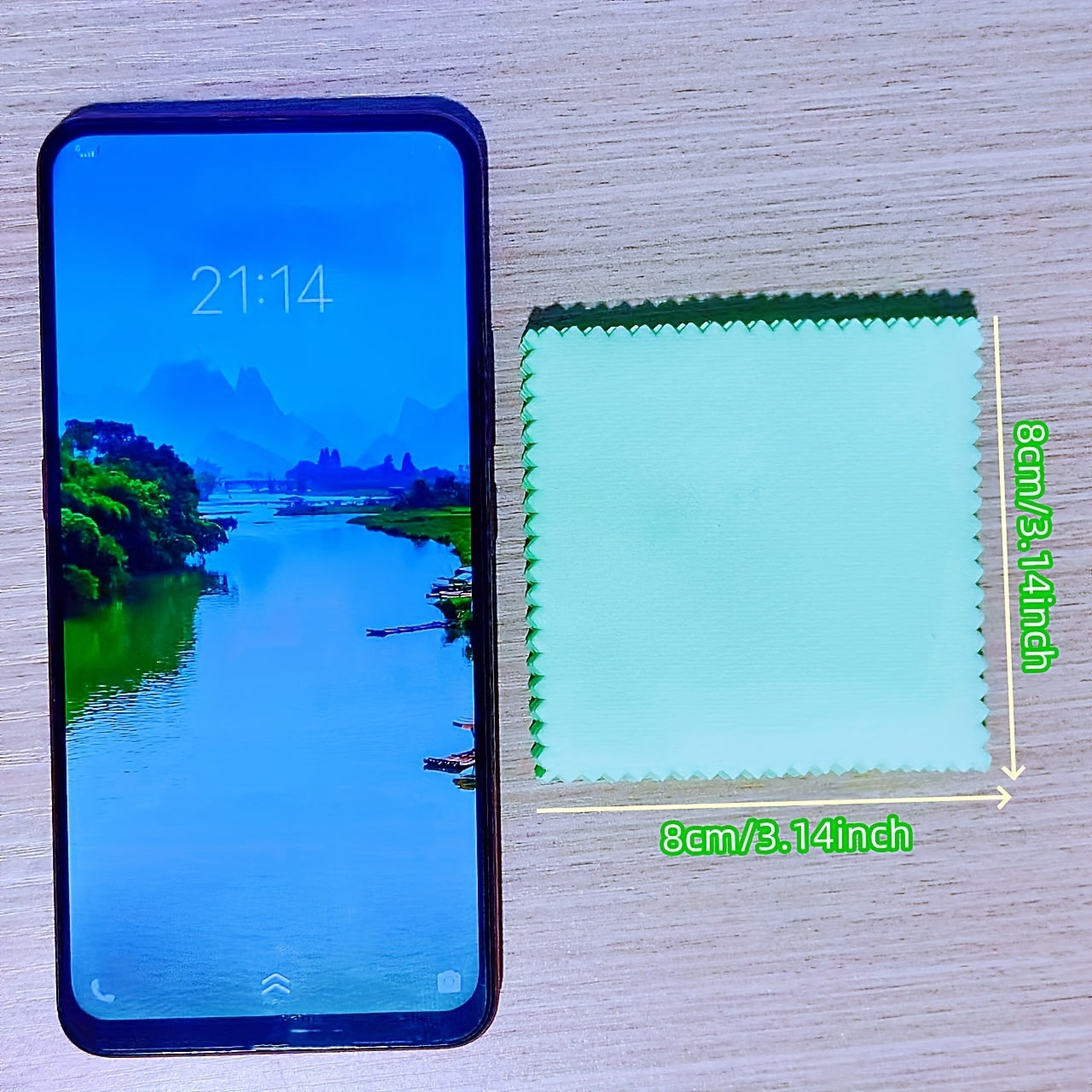 Jewelry Cleaning Cloth Set 12 Pieces Double-Sided Velvet Silver Polishing Cloths