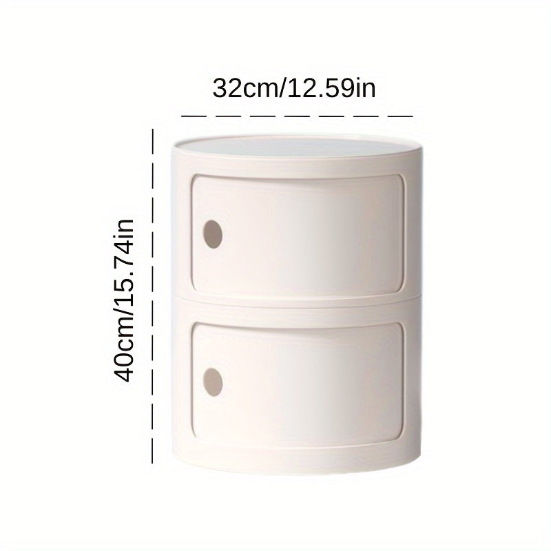 Bedside Table with Drawers 2/3/4 Drawer Options for Bedroom Living Room Office Storage