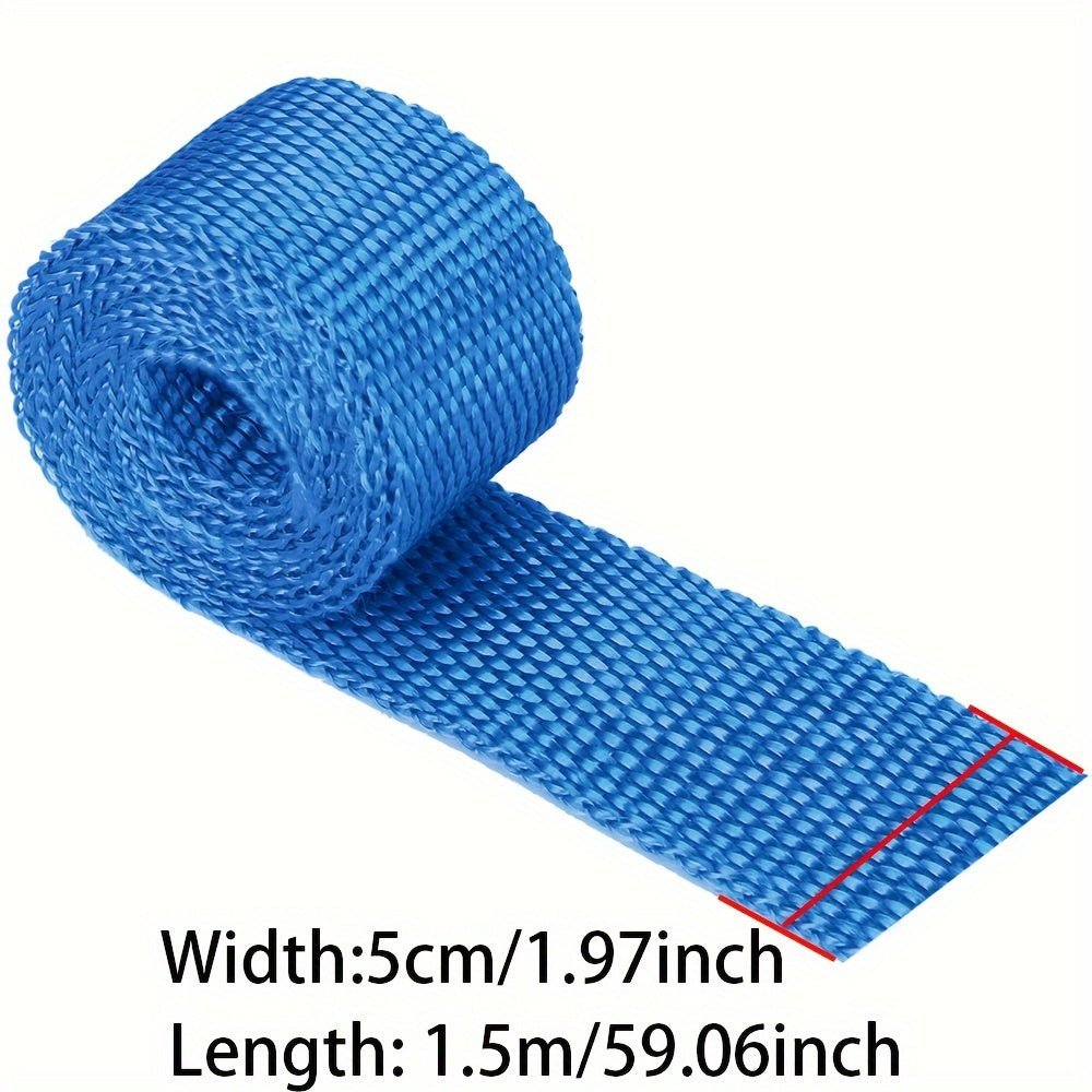 Fiberglass Exhaust Header Heat Wrap Tape 1.5m 900-1200°F Thermal Insulation