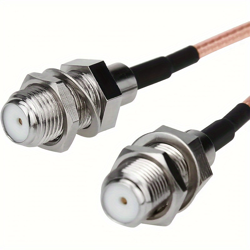 Кабель коаксиального сплиттера F Type RG6, 50 Ом, антенна для ТВ, 3-ходовой сплиттер-комбинированный, адаптер F Male к F Female Dual RG316 RF, коаксиальный кабель 14.99 см - $14.99