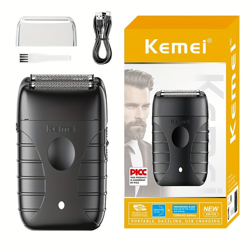 Electric Hair Clipper Set for Men Black Rechargeable Trimmer Styling Tools