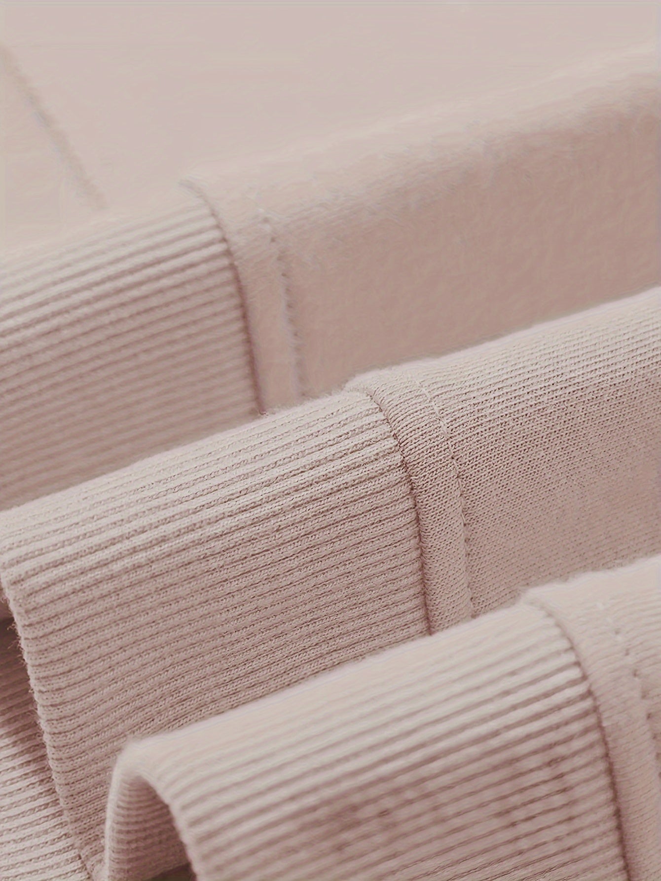 Plus Size Women’s Crew Neck Sweatshirt Solid Color Casual Fall Spring