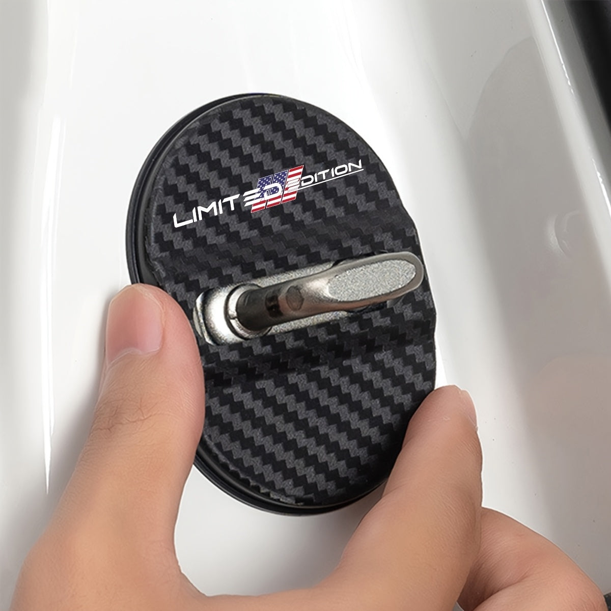 Avtomobil eshigi qulfi yopqog'i himoyachisi ABS bardoshli tashqi aksessuar 4 dona