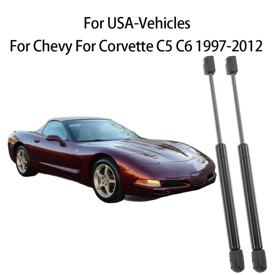 2 Pcs Gas Struts Rear Trunk Lift Supports for Corvette C5 C6 1997-2012