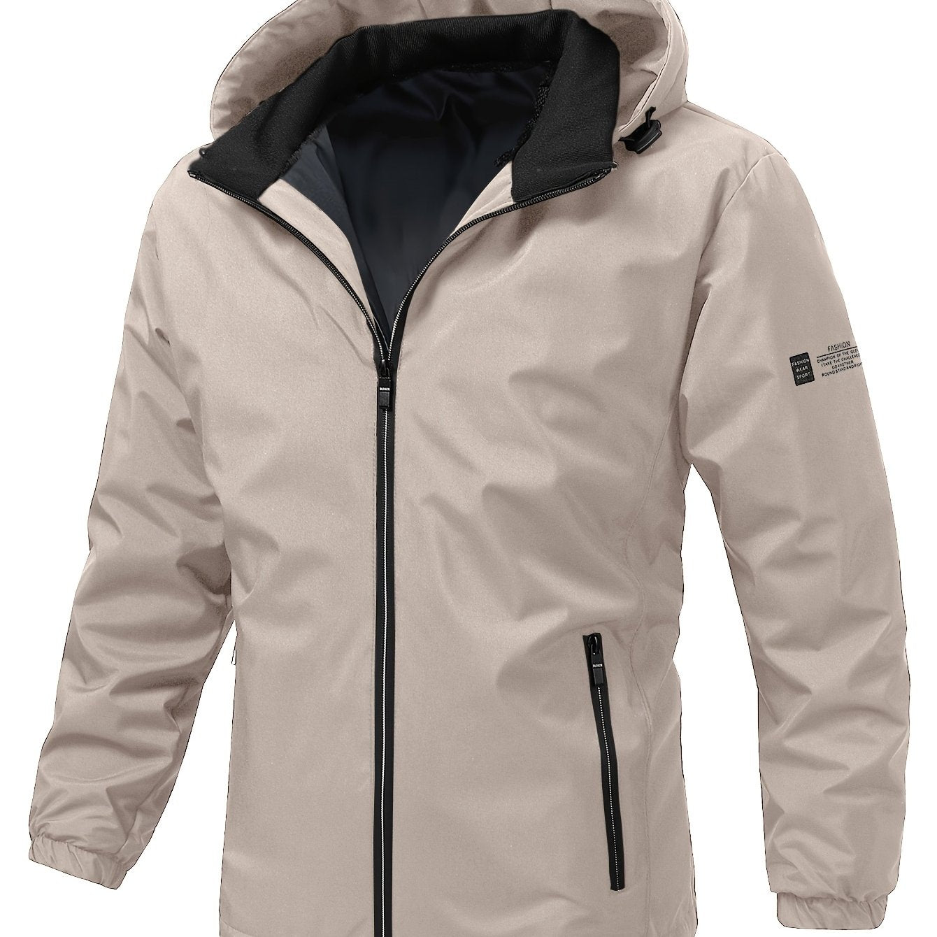 Men's Lightweight Windbreaker Jacket with Hood for Spring and Autumn