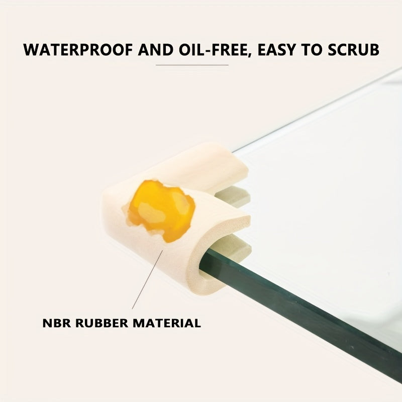 Set of 10 Soft Anti-Bump Glass Table Corner Protectors for Child Safety