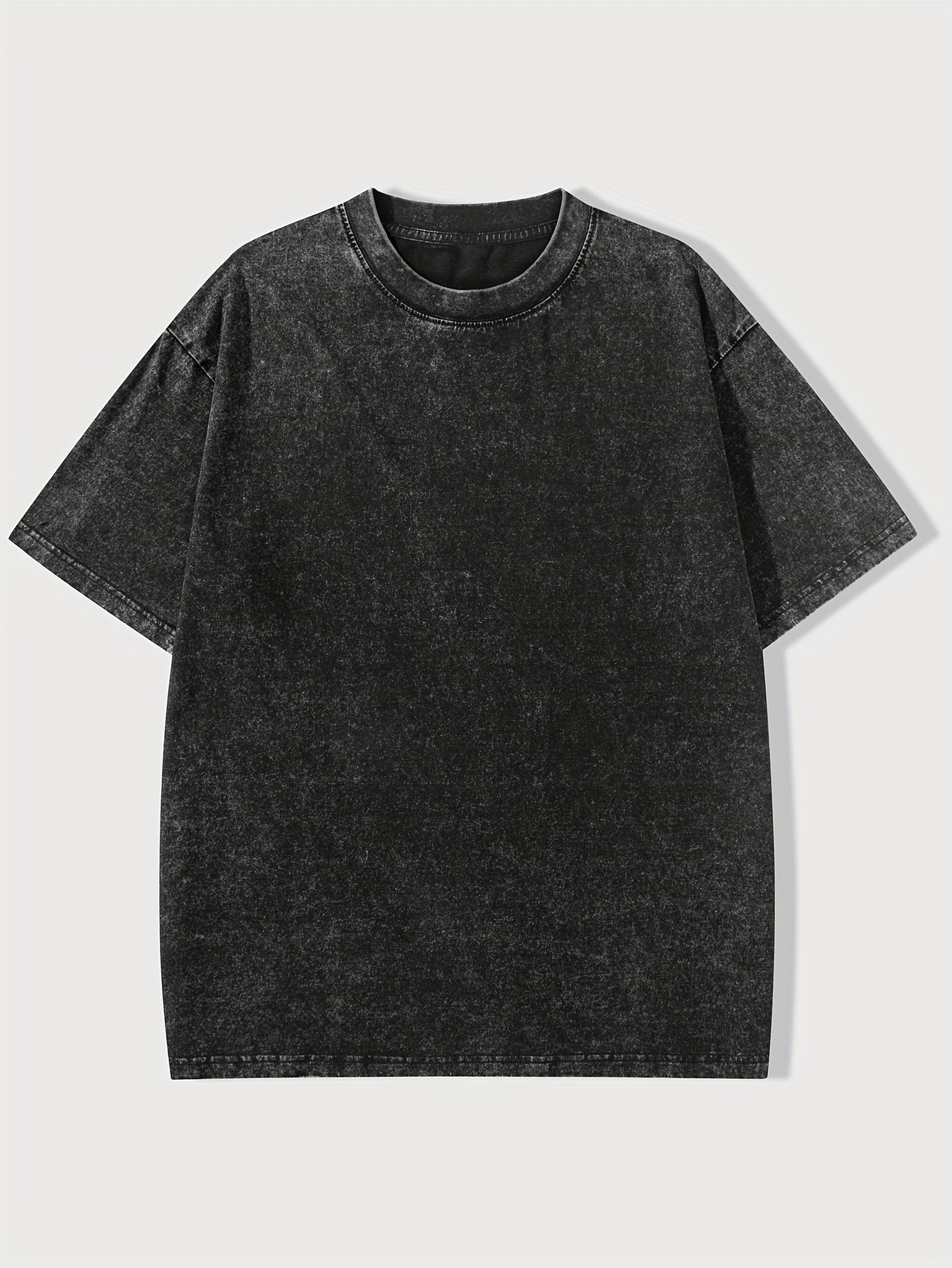 Мужская футболка большого размера из хлопка с розовым графическим принтом, круглый вырез, повседневная уличная одежда