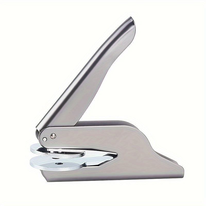 Heavy Duty Steel Embossing Stamp for Logos and Book Embossing