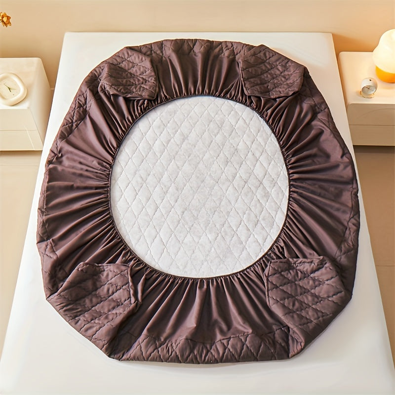 Waterproof Fitted Sheet Dust and Stain Resistant Machine Washable for Bedroom and Hotel