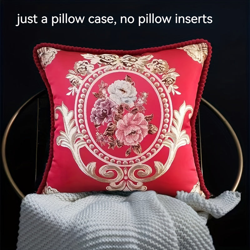 Высокоточная шенилловая европейская наволочка с жаккардовой вышивкой, подходящая для различных интерьеров, идеальна для домашнего декора.