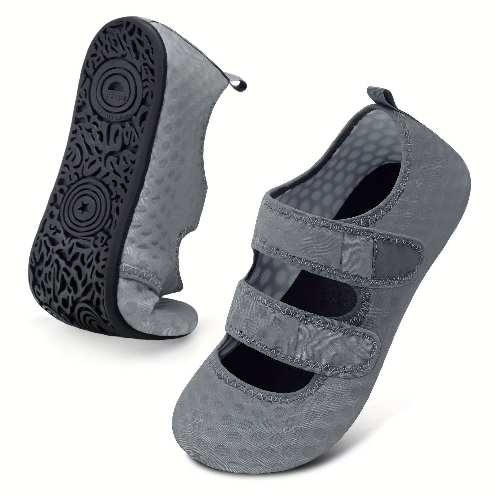 Water Shoes for Women & Men, Breathable & Quick-Dry, Adjustable, Rubber Sole