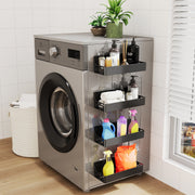 Magnetic Refrigerator Shelf Set of 1 2 or 4 Non-Perforated Metal Wall Mount Storage