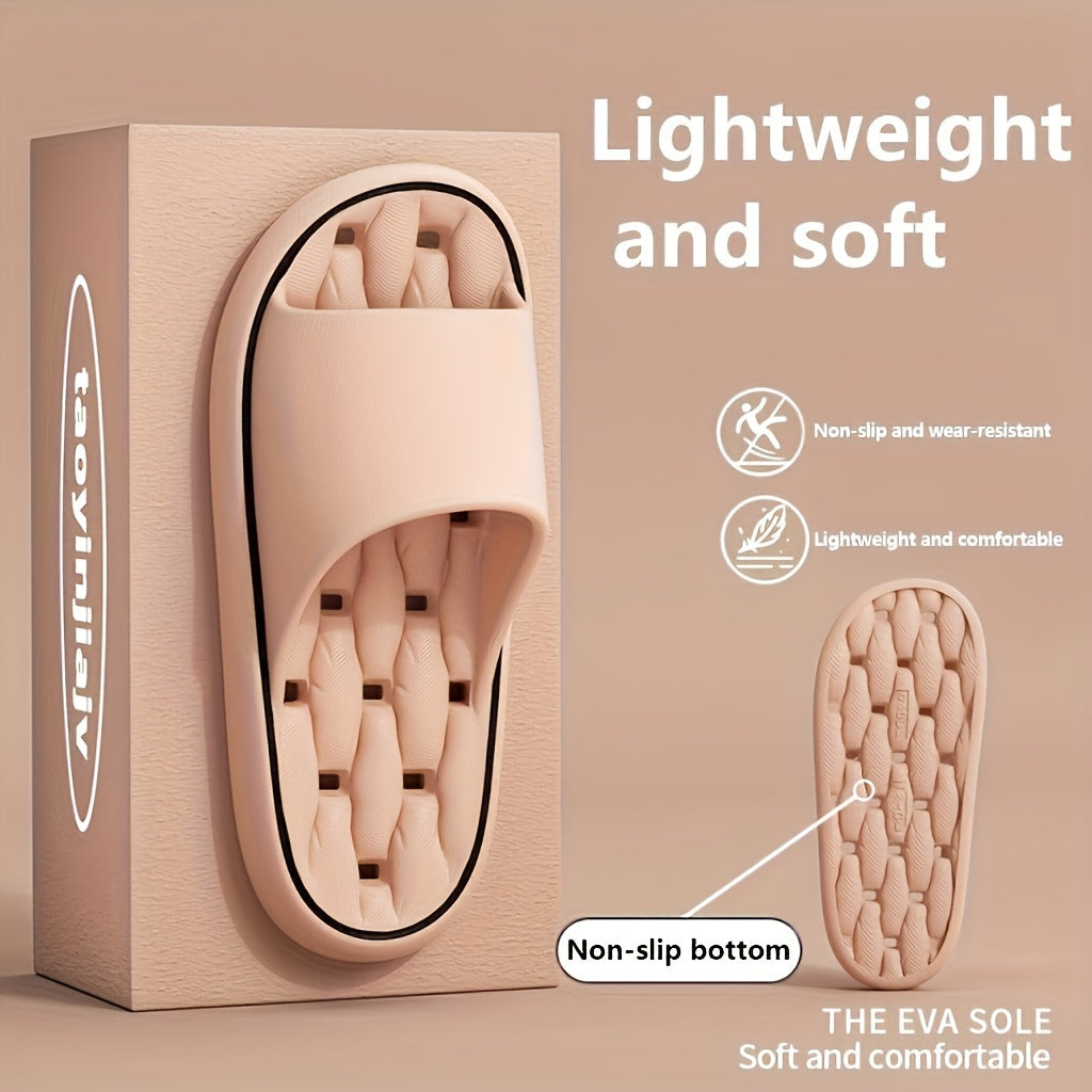 Women's EVA Slippers Lightweight Non-Slip Quick-Drying for Home Bathroom