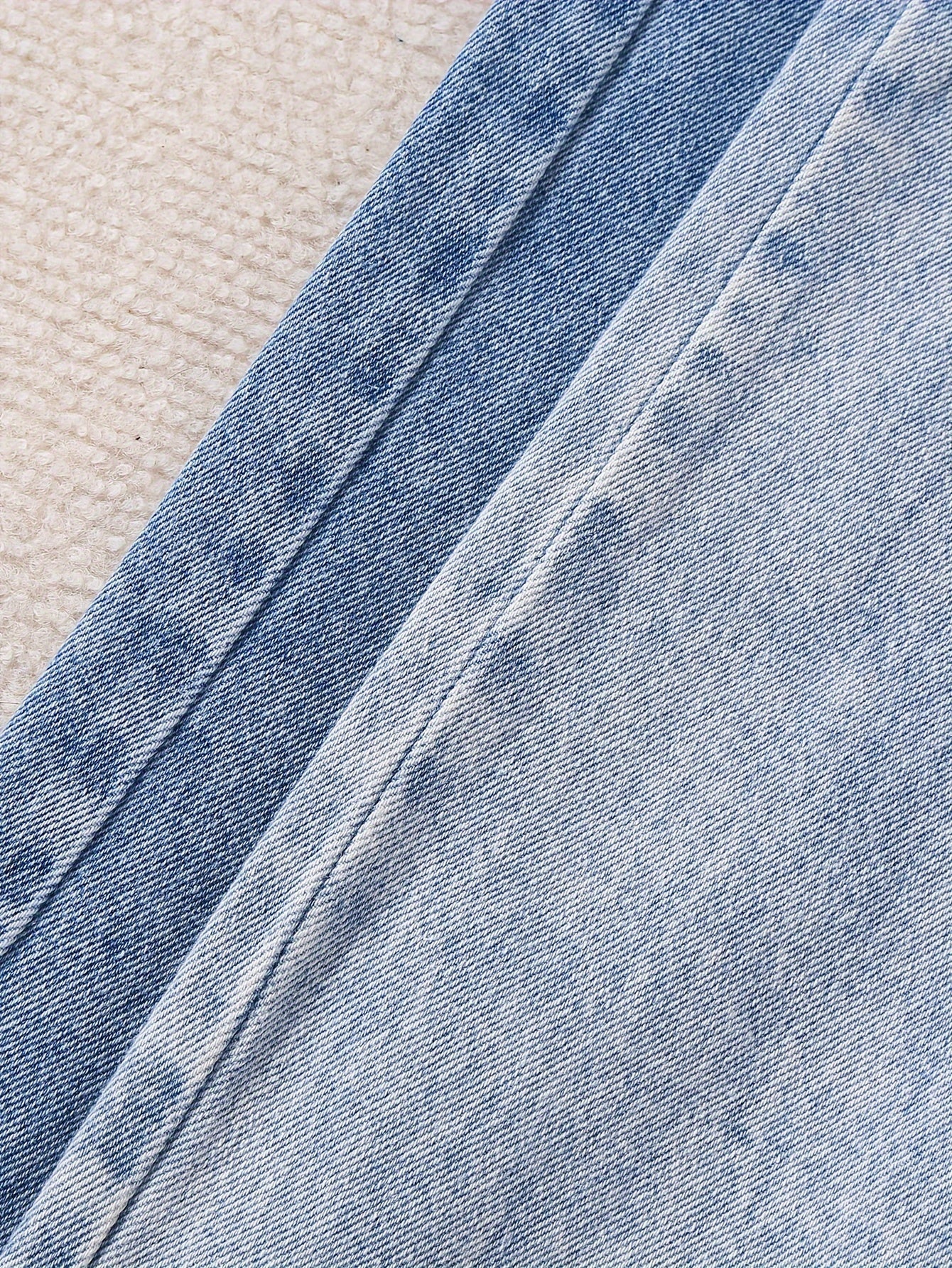 Джинсовые штаны для девочек, 2 шт., свободные прямые, длинные, для всех сезонов, повседневные