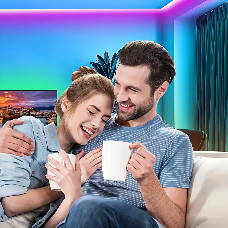 Dimmable LED Backlight Strip for Smart TVs 55.88-165.1 cm 8 Colors Dynamic Mode