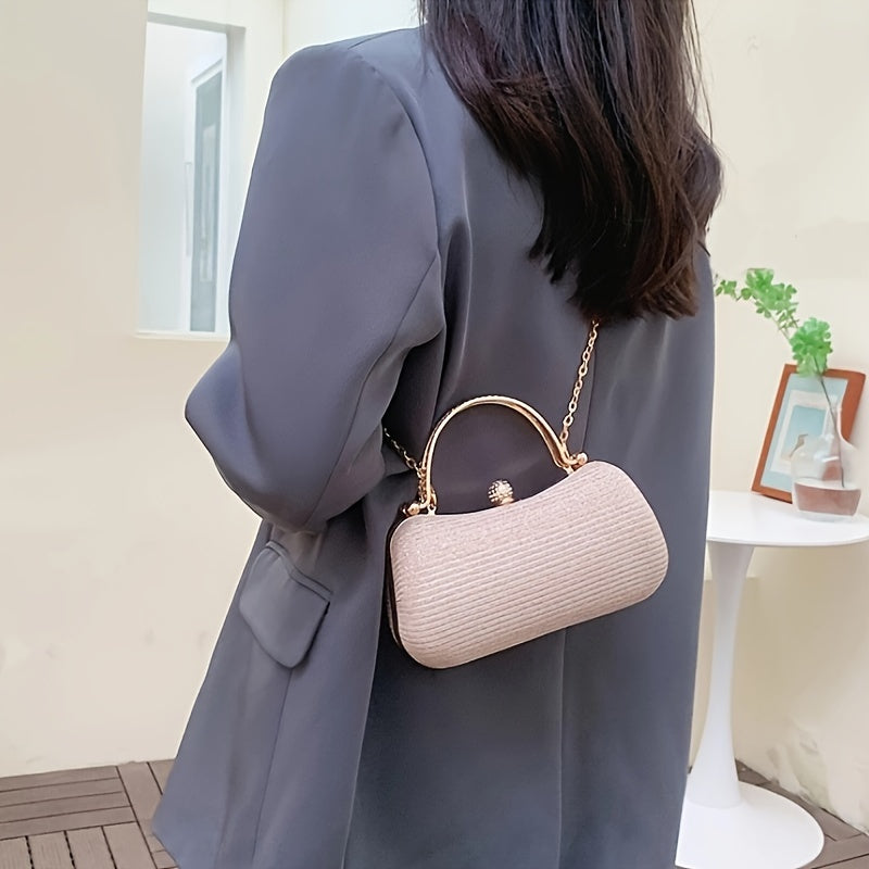 Rhinestone Crossbody Bag for Parties and Dinners with Removable Strap in Multiple Colors