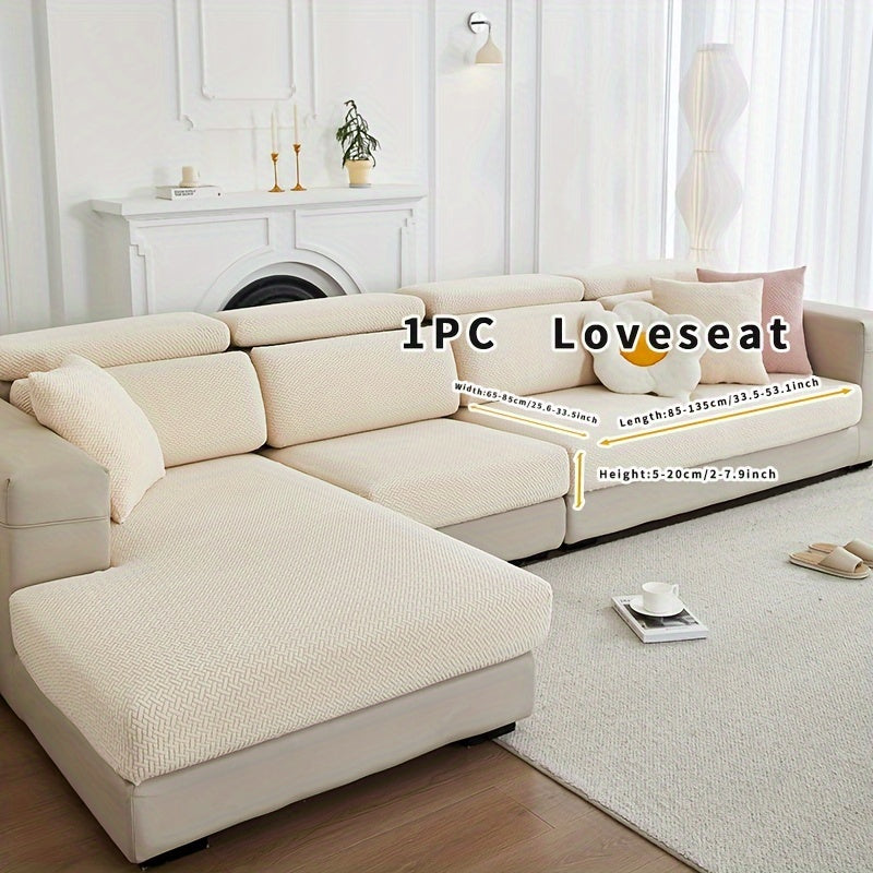 Чехол на диван для украшения гостиной, водонепроницаемый растягивающийся чехол на диван 70x70 дюймов