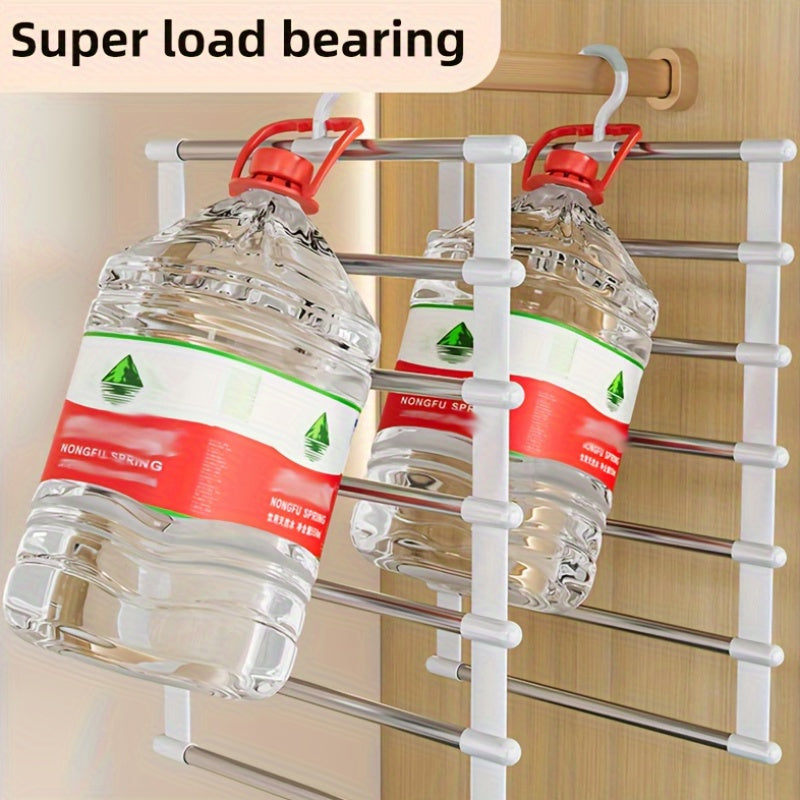 Multi-Tier Aluminum Pants Hangers Space-Saving Closet Organizer Non-Slip