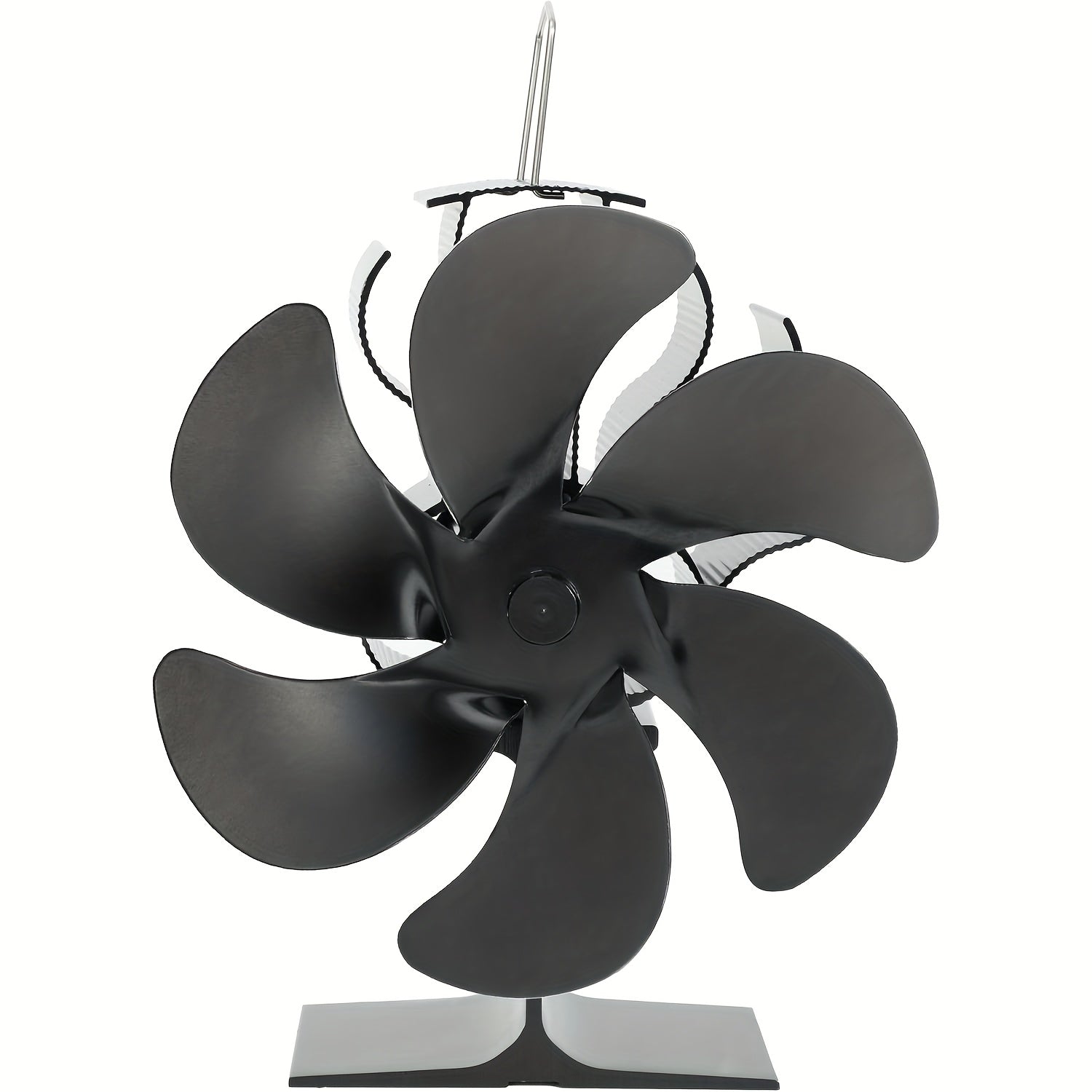 6-Blade Wall Heater Fan for Room Heating with Adjustable Speed