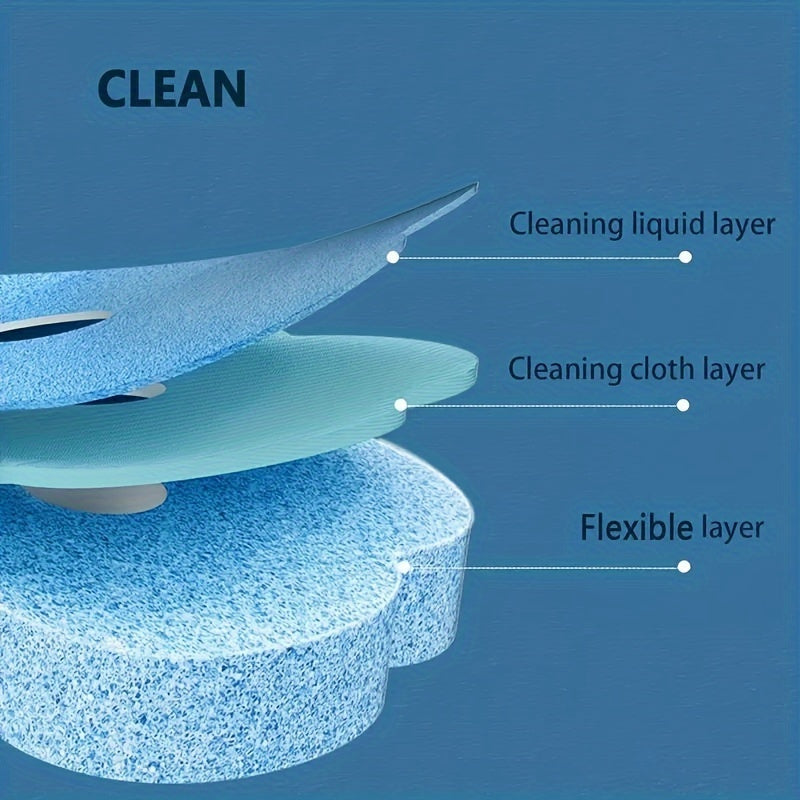 Replacement Toilet Brush Heads Multi-Pack for Manual Bathroom Cleaning