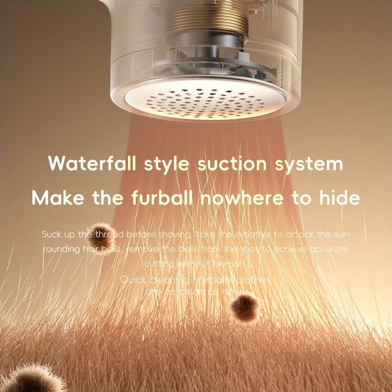 Recortadora de ropa recargable para cabello y piel delicada con regulación de 3 velocidades