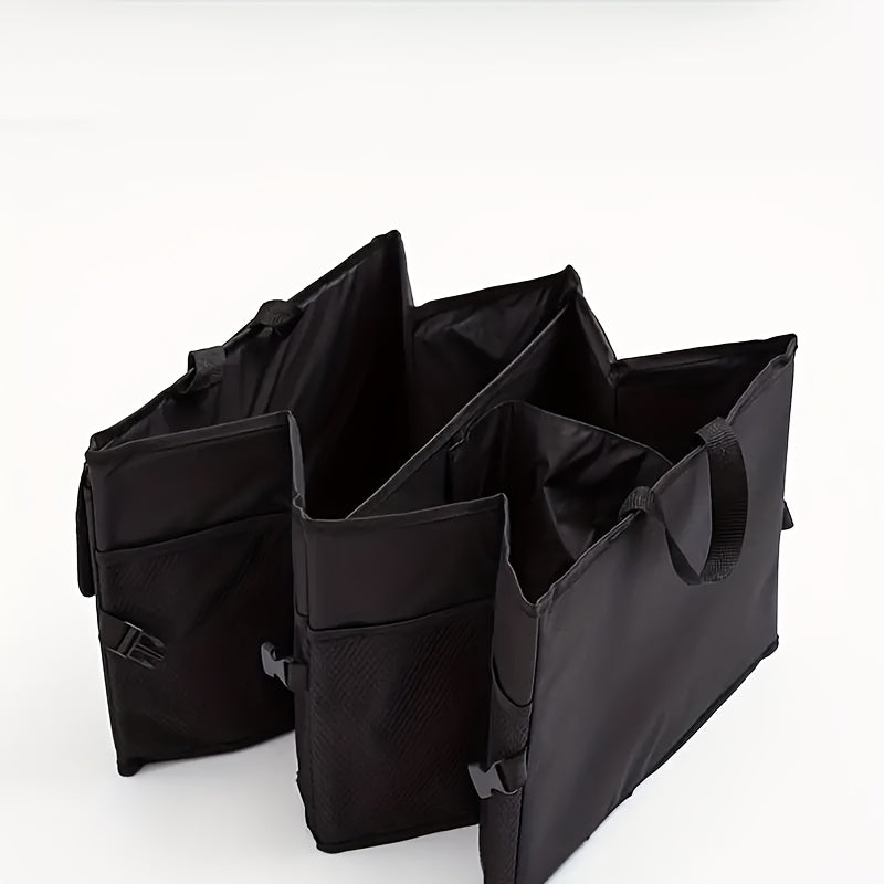 Mochorli avtomobil bagaj tashkilotchisi, sozlanadigan kamarlar bilan naylon saqlash qutisi
