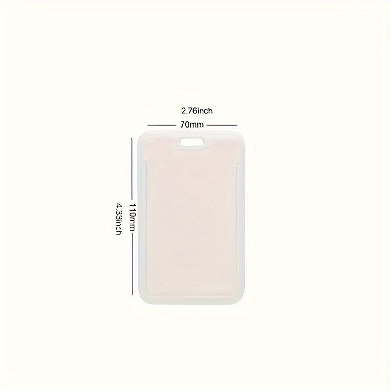 Waterproof Card Holder with Keychain for Credit Cards IDs and Photocards