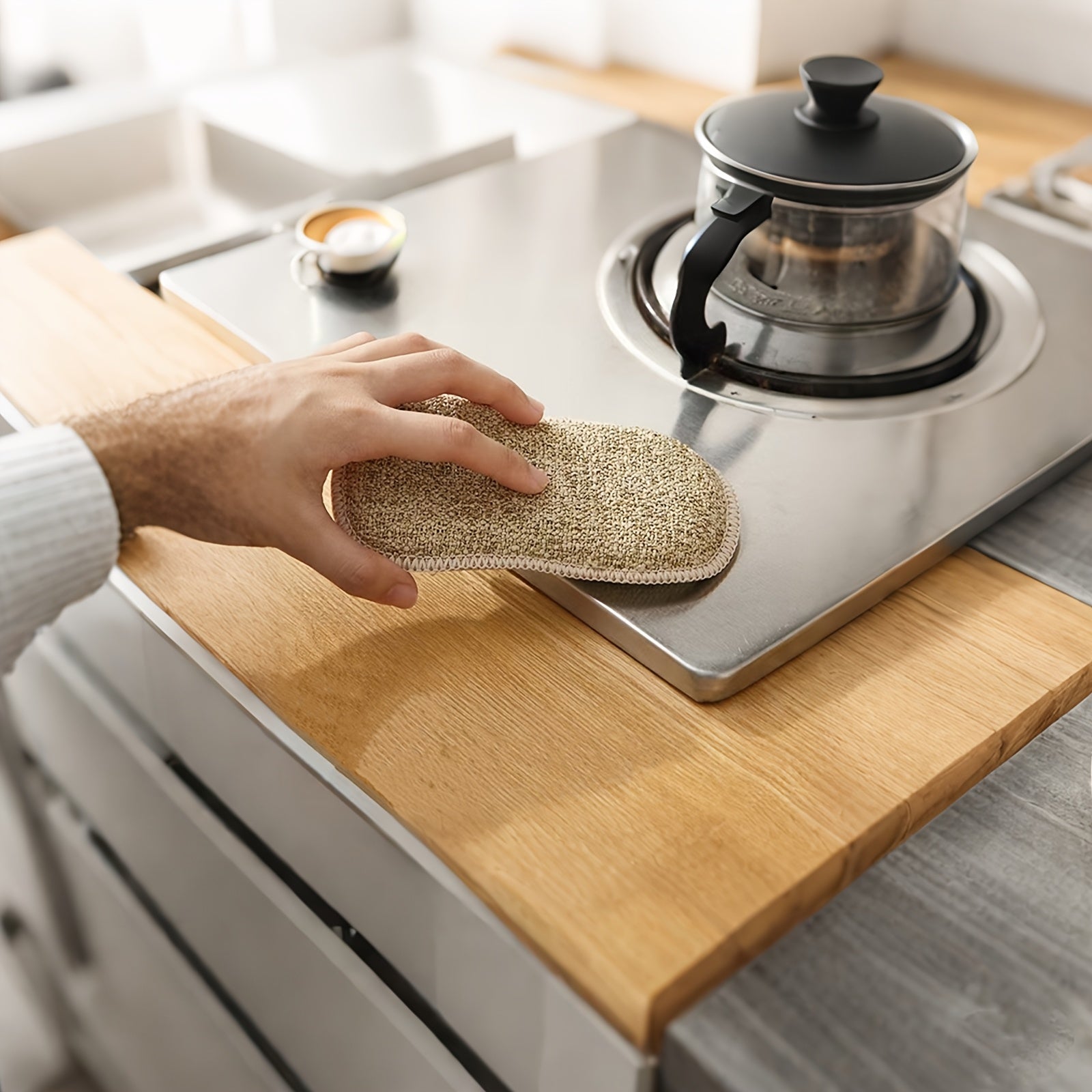 Multi-Functional Kitchen Cleaning Sponge Set of 3-5 Pieces Strong Decontamination