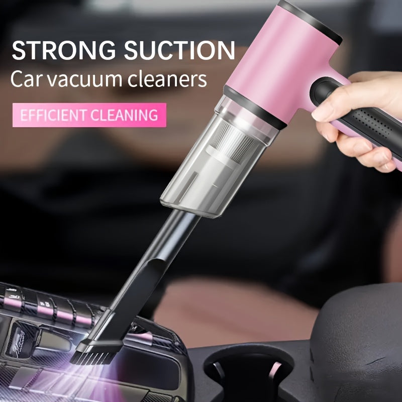 Car Vacuum Cleaner 12V Handheld with Strong Suction and Washable Filter
