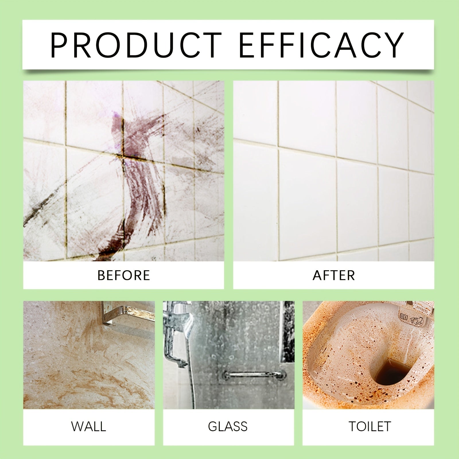 Двухкомплект многофункциональных средств для удаления водяных пятен на различных поверхностях, 100 мл бутылки для столешниц и ванных комнат