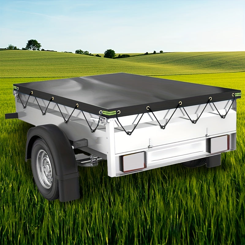 Folding Trailer Car Cover Waterproof Oxford Windproof Camper Cover