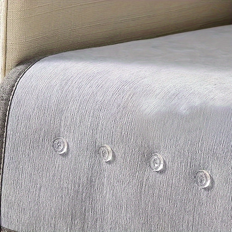 Set of 50 Transparent Bed Skirt Pins for Securing Covers and Skirts